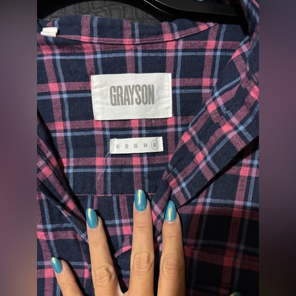 GRAYSON Plaid Button-Up Shirt - Picture 4 of 4